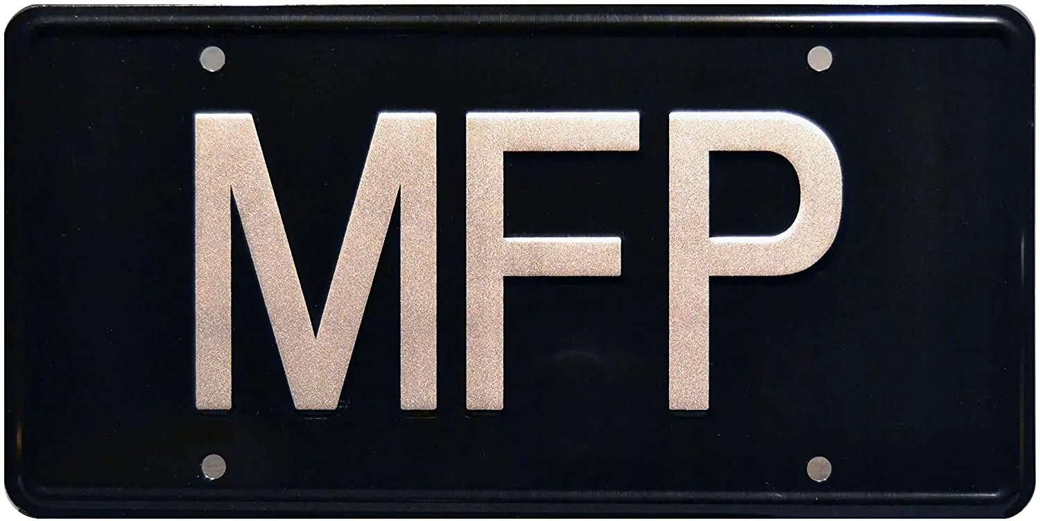 

Mad Max | Main Force Patrol | Metal License Plate