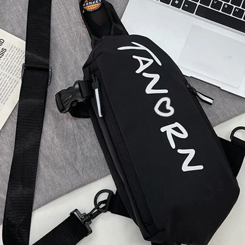

Новый рюкзак для пар через плечо, персонализированная Минималистичная нагрудная сумка, водонепроницаемая переносная спортивная сумка через плечо с ремешком для отдыха