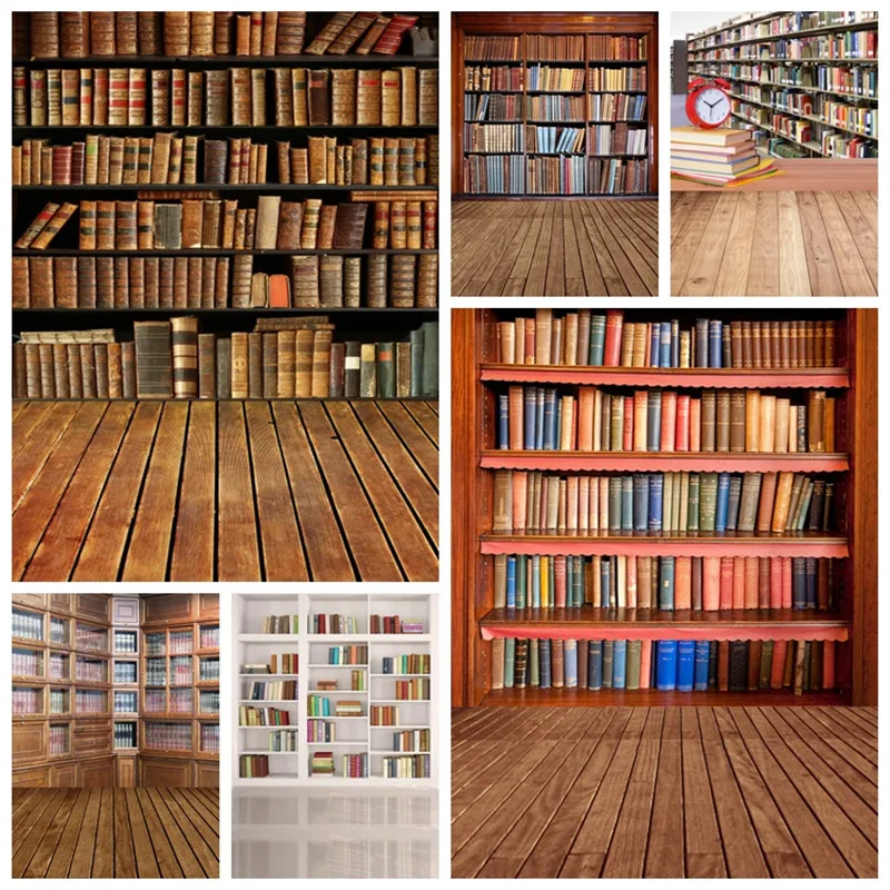 Bookcase-Photography-Backdrop-School-Library-Bookshelf-Scene-Children