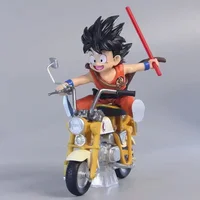 ⁦مجسم "ماستر روشي وغوكو" على الدراجة النارية من أنمي دراغون بول زد | Epic Dragon Ball Z Master Roshi & Goku Motorcycle Anime Figure⁩ - الصورة ⁦3⁩