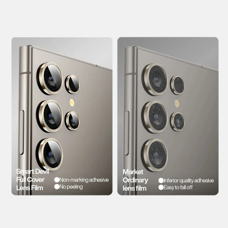 Premium Anti-Scratch Tempered Glass Camera Lens Protectors, 3-5Pcs, Full Coverage