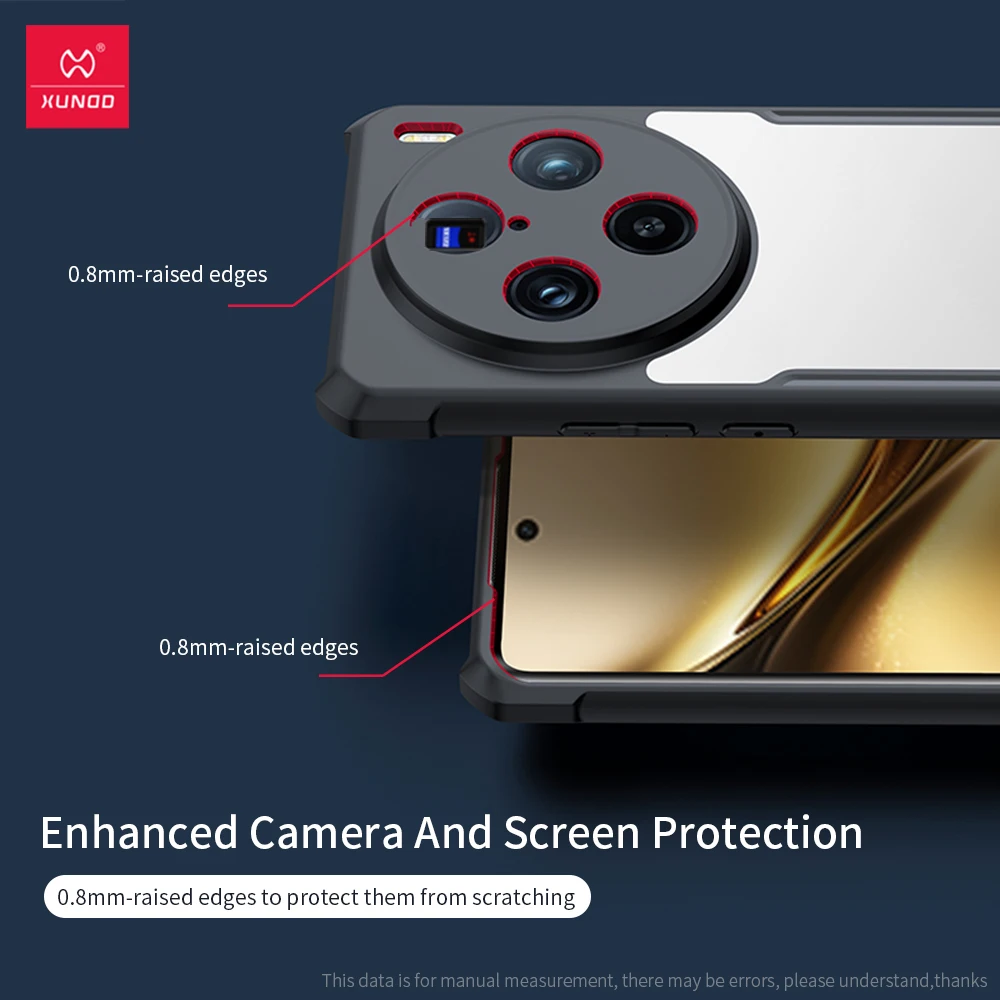 XUNDDケース VIVO X200 Pro用、VIVO X200 Pro X200 Ultraケース、エア