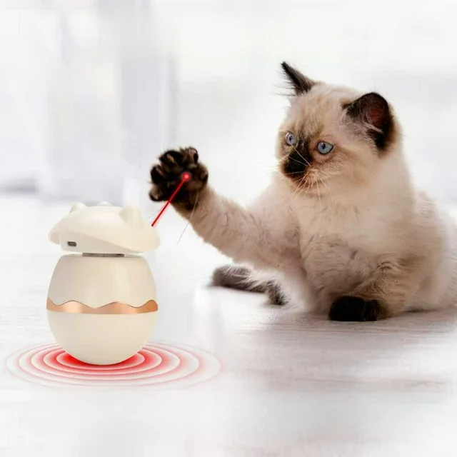 Automatic Laser Cat Toy Intelligent Sensing Infrared Cat Toys Electric 360° Rotation Interesting Design Pet Products Supplies Automatic Laser Cat Toy Intelligent Sensing Infrared Cat Toys Electric 360° Rotation Interesting Design Pet Products Supplies