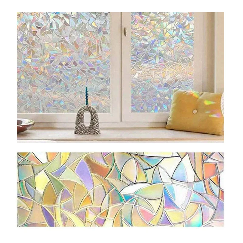Window privacy sticker 1/2m static electricity adhesive free frosted anti peeping translucent glass