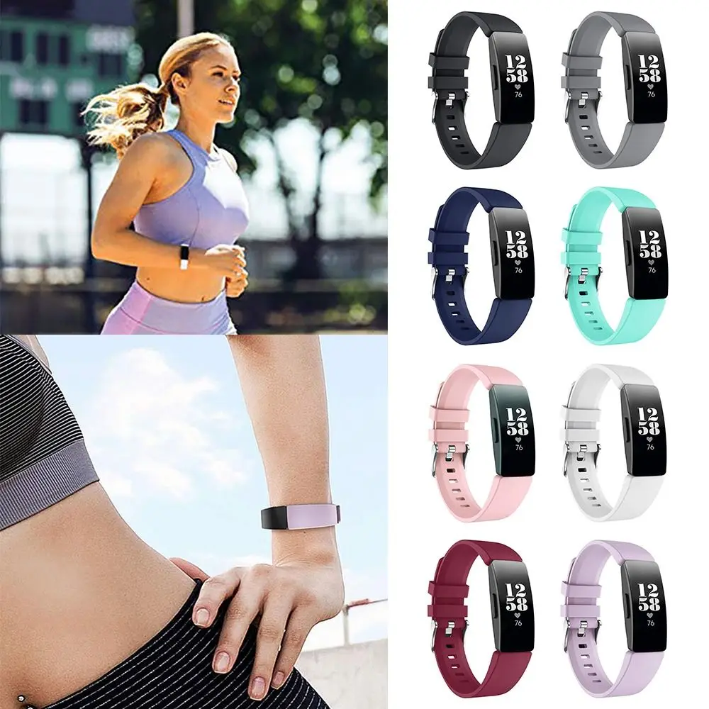 

Силиконовый сменный мягкий ремешок для наручных часов, 8 цветов, для r Fitbit Inspire HR/Inspire 2/Ace 2/3