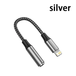 Premium HiFi OTG Audio Converter with 3.5mm Earphone Jack Adapter (Silver)