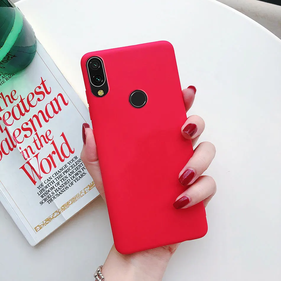 Matte Finish TPU Silicone Protective Case - Durable & Stylish Phone Cover
