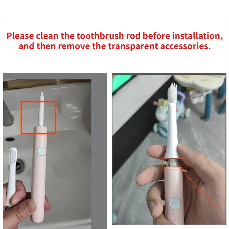 4-16PCS Replacement Electric Toothbrush Heads For SOOCAS EX3 SO WHITE Electric Toothbrush EX3 PINJING EX3 Brush Heads Bristles
