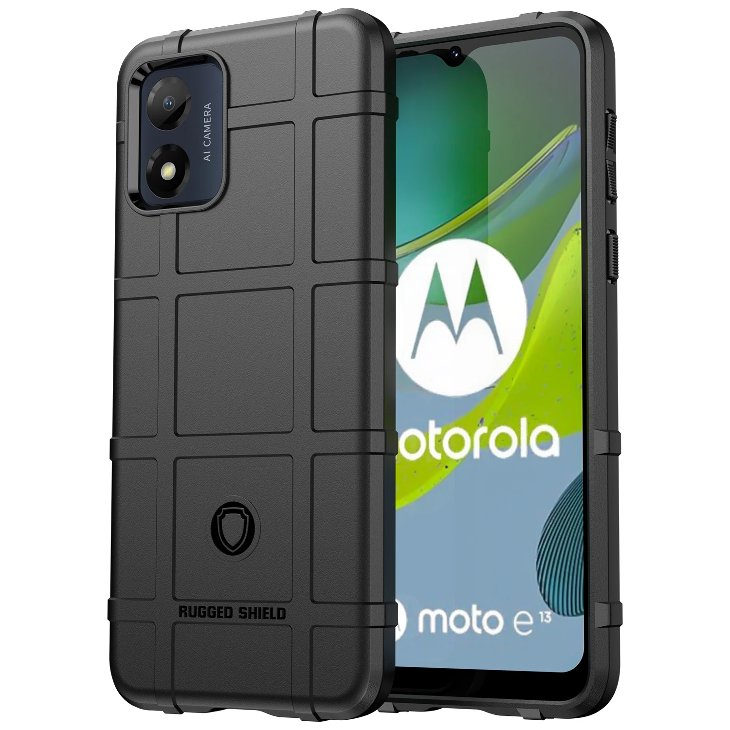 

Soft Rubber Cases for Motorola E3 2023 moto e30 E32s Shield Back Cover For Moto E32 E40 Shockproof Armor Phone Case