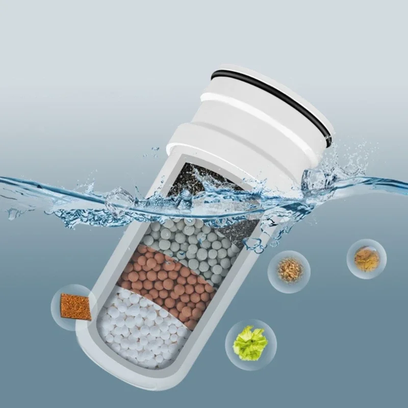Compact Kitchen Faucet Water Purifier with Removable Washable Filter