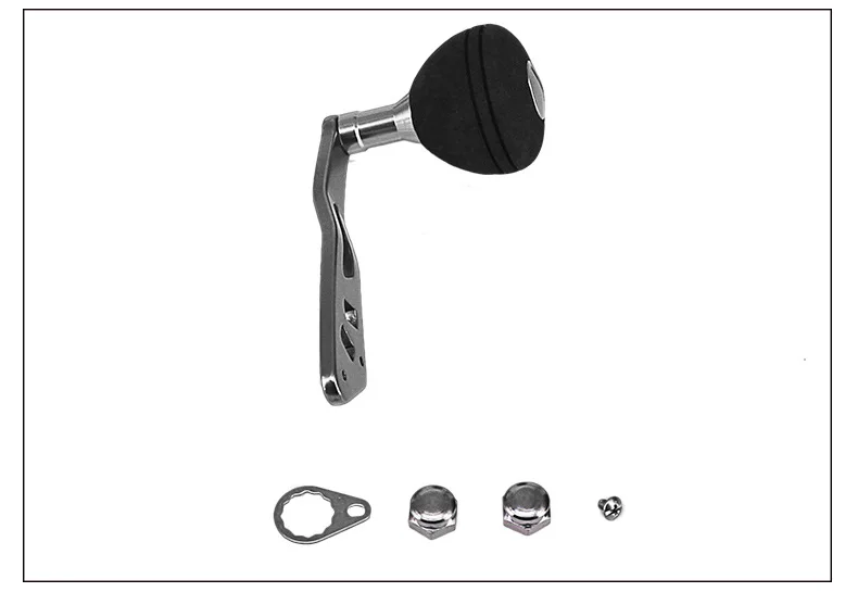 PRO BEROS Angeln Reel Griff EVA Oval Grip Einzigen Rocker Arm Metall Spinning Reel Ersatz Für Baitcast Reel Guss Drum rad – Detail 13