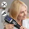 Professional 2 In 1 Flat Iron Adjustable Temperature Hair Trimmer Straighten and Repair Split Ends Hair Straightener 2