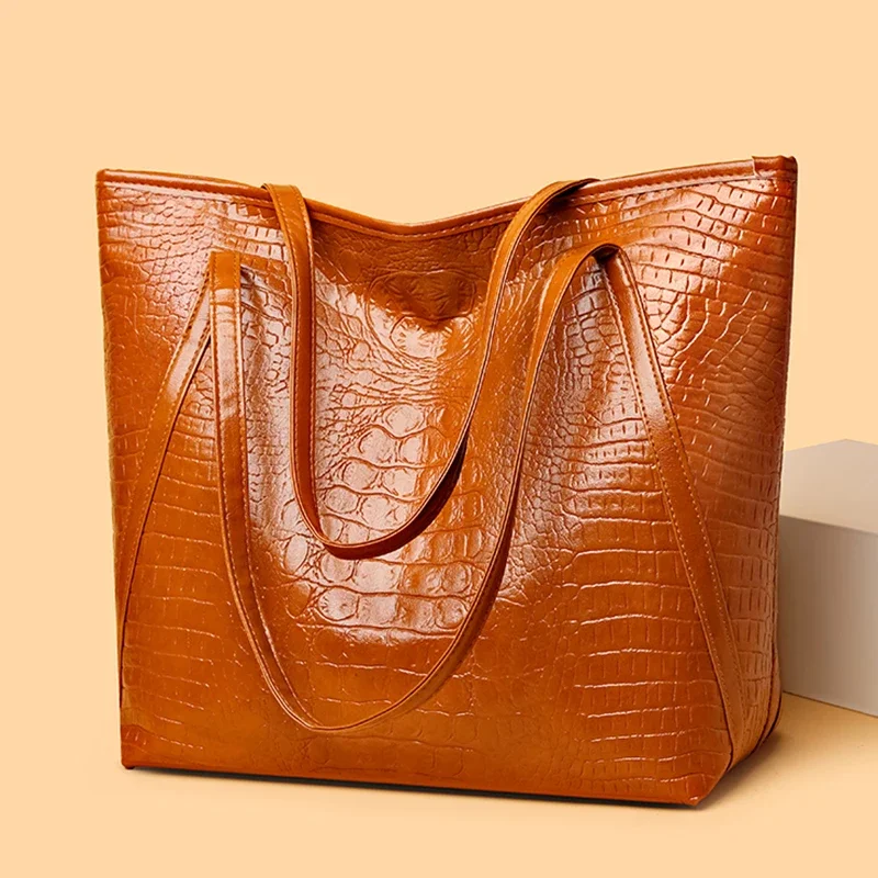 thumbnail image 1 of Nuevo 2024 Bolso grande para mujer Bolsos de hombro de gran capacidad Bolsos de hombro de cuero PU de alta calidad Bolsos salvajes para mujer Sac a Main Femme, 1 of 5