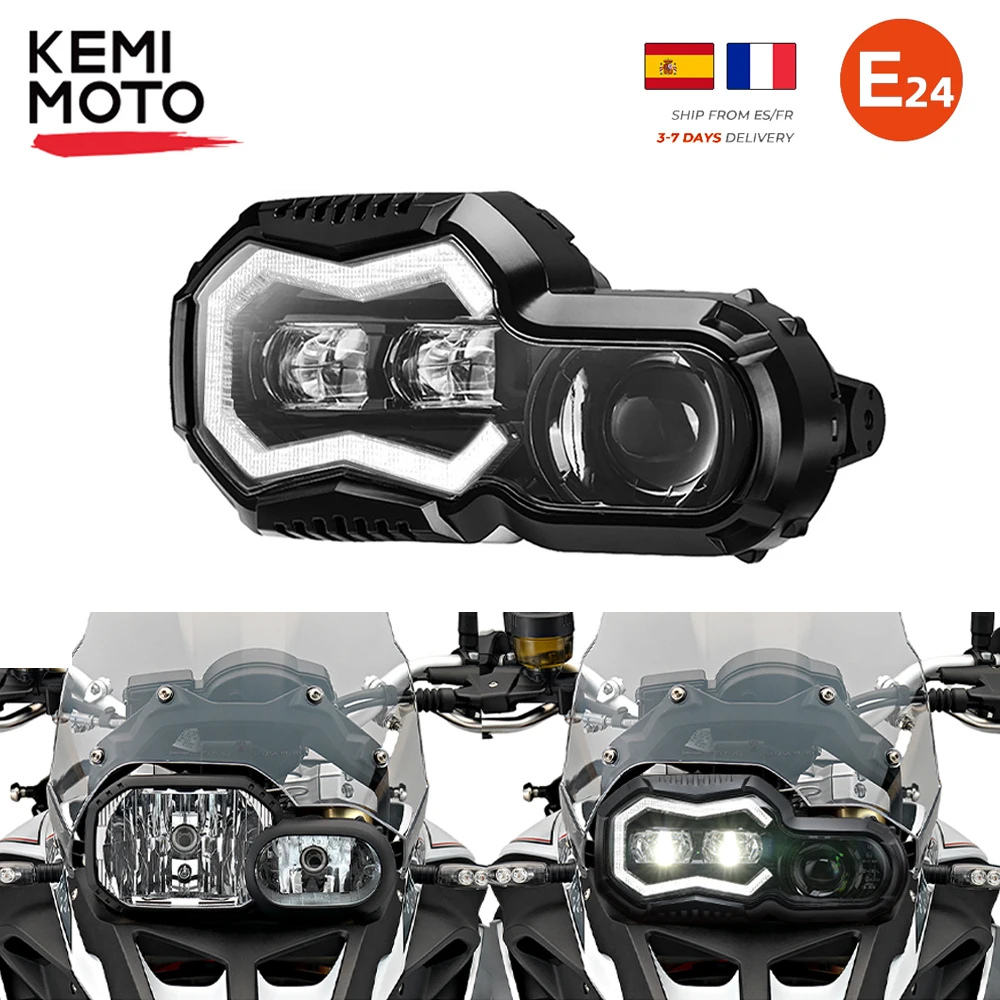F700gs F800gs F650GS LEDプロジェクターヘッドライト BMW F800gs,f800r,f 650,700 gs,800用の完全なLEDプロジェクター