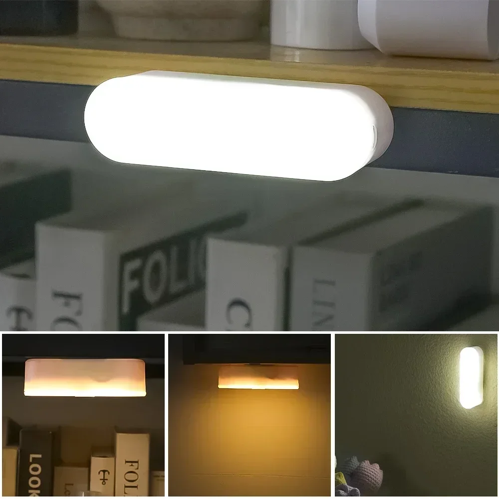 3 Modes Magnetic Touch Light LED Night Lights USB Charged Dimmable Office Study Reading Desk Lamp Removable Bedside Wall led night light night light led night lamp led reading lamp