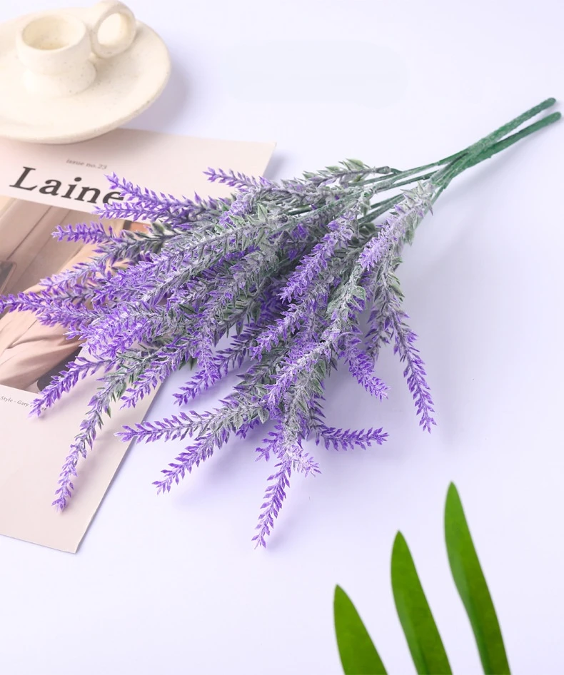 Lavande artificielle pour décoration de table et mariage
