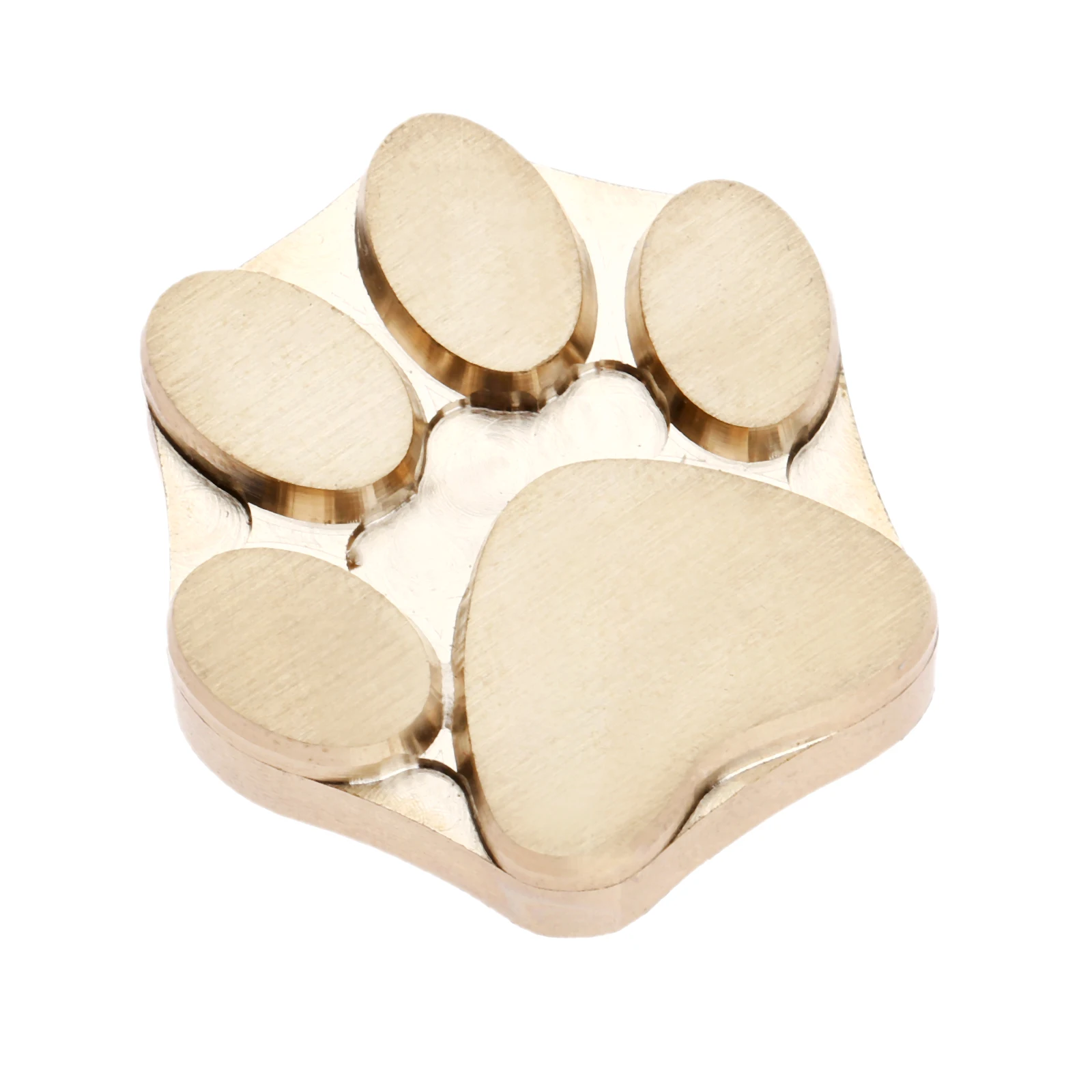 Leather Craft Stamps Carving Printing Tools 1pc Cute Paw Shape Brass Stamp Mold Bear Claw Making Leather Seal Wood Stamp Craving Tool Branding Heat Embosser Tool 3/4cm