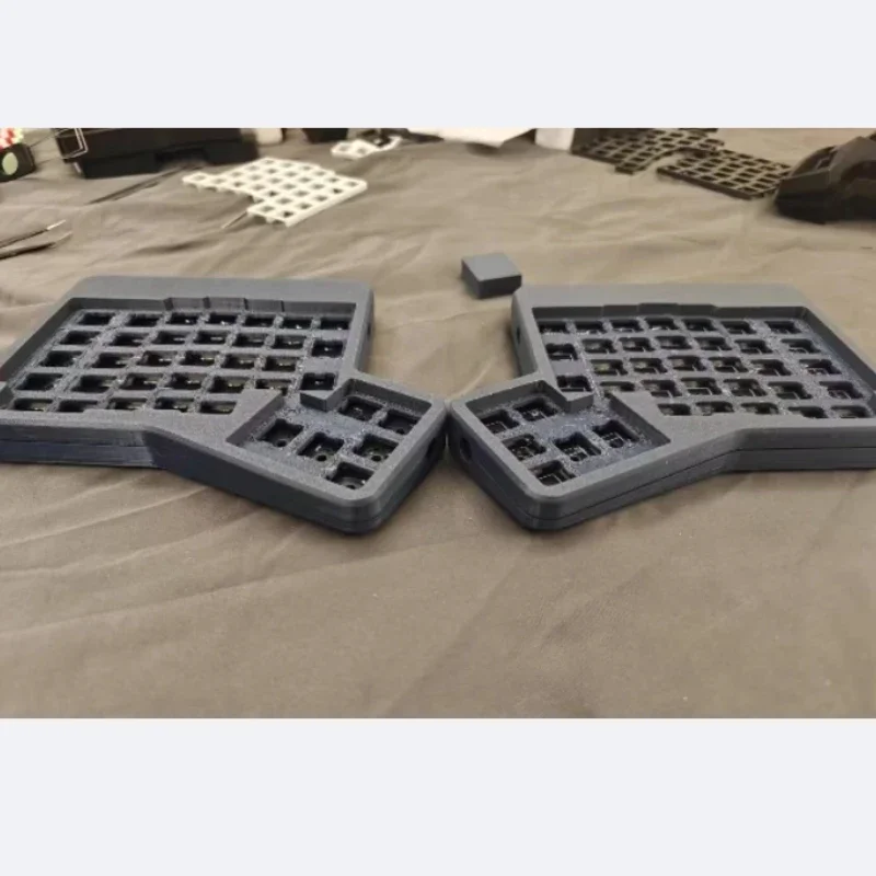 Ergodox 분할 Ergo 키보드 키트, 맞춤형 2.4G 무선 핫 플러그 분할 키보드, 기계식 Ergo 레이아웃 Prog, 램블 VIA/바이알 키