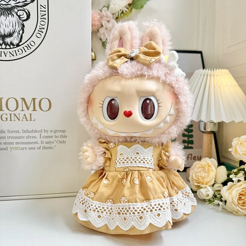 恋人ドレス 38 センチメートル Labubu ぬいぐるみかわいい女の子