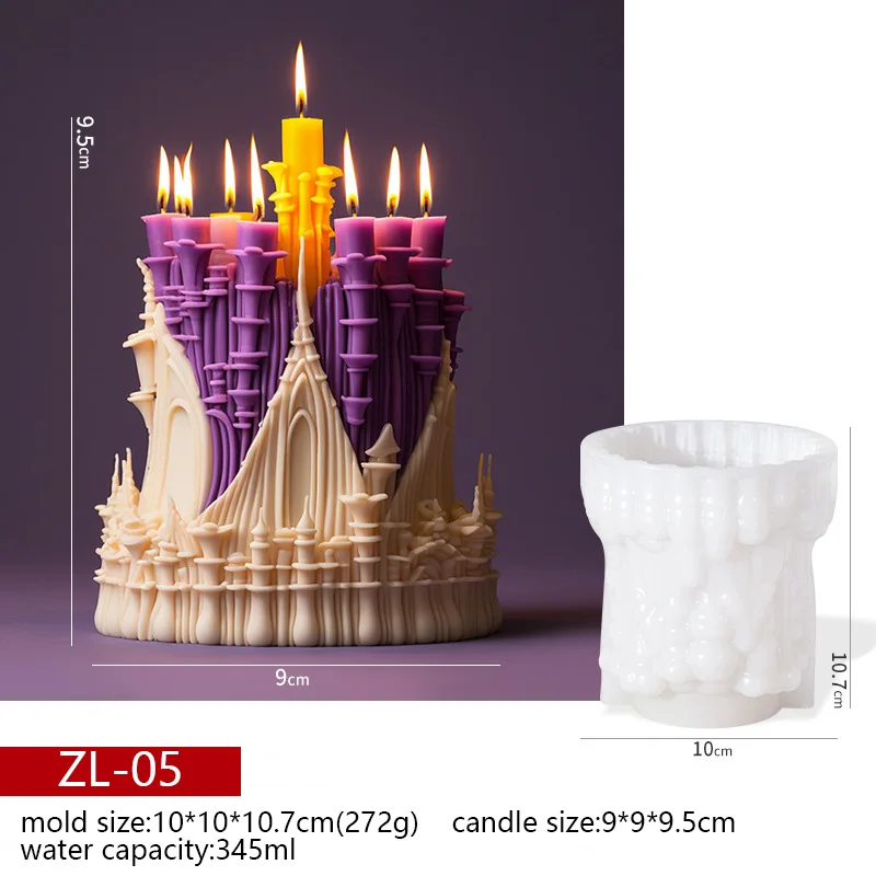 3D 성 향기 실리콘 캔들 몰드, DIY, 수제 선물, 아로마 테라피 석고, 디퓨저 스톤 몰드, 무스 케이크 몰드