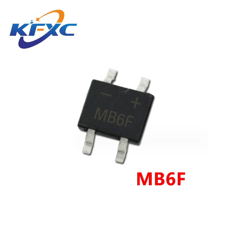 Diode Bridge Rectifier Electrical Rectifier Diodes 50pcs MB6S MB10S MB6F MB10F SOP-4