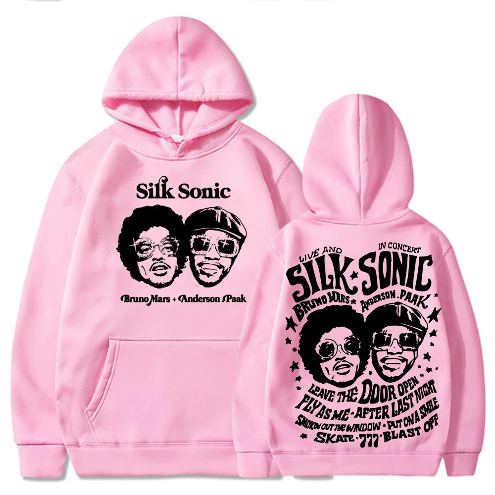 Bruno mars silk sonic スウェット 2XL Silk Sonic Hoodies Bruno Mars 24K MAGIC Hoodie Fan Gift