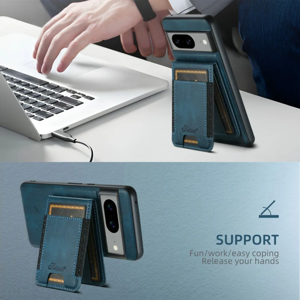 Leather 2-in-1 Magsafe Back Case with Detachable Card Holder
