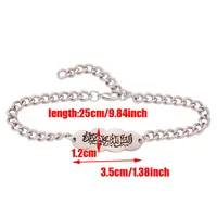 Islam muslim Allah Alaisallah Stainless Steel Bracelet Bangle Is Allah not sufficient for His servants 2