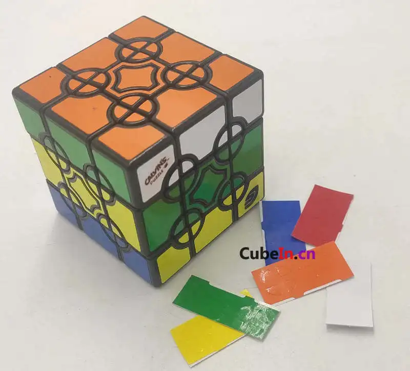 Free Shipping Gear Orbit Puzzle Black Puzzle Cube Educational Toy Gift Idea X'mas Birthday 6