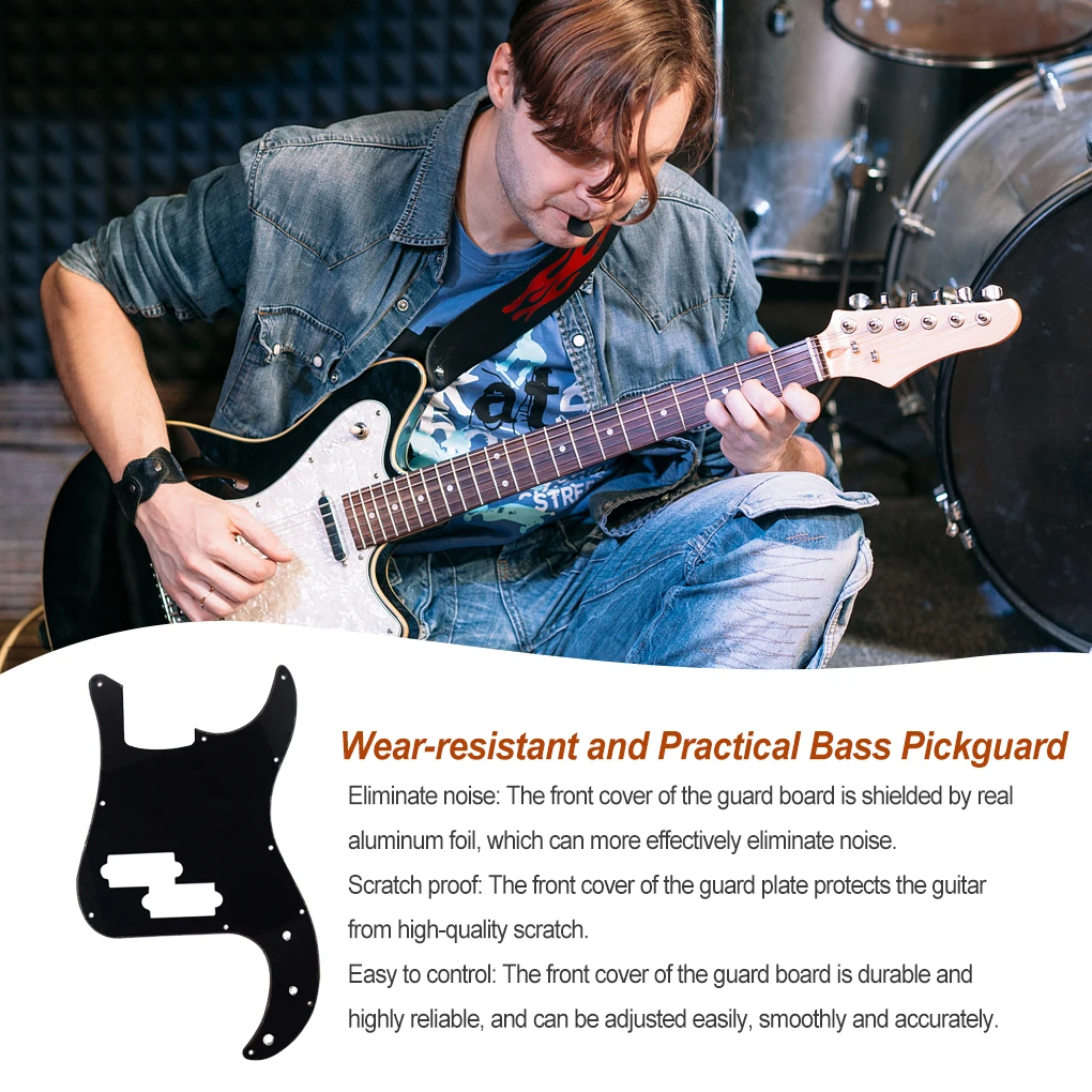 

Single Layer Bass Pickguard Scratch Plate Professional Pick Guard