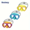 Bestway 22048 3 Colours/1pc Pool Goggles, Glass Diving Goggles, Adult Swimming Goggles with Nose Mask, Professional Snorkelling 5
