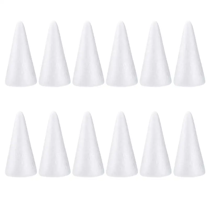 Foam Cone Christmas Craft Cones Tree Crafts Diy Floral Polystyrene