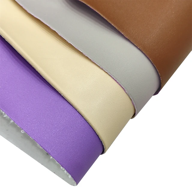 Discover the Versatile 46x135cm Solid Color NAPA PU Faux Artificial Leather Fabric Sheet