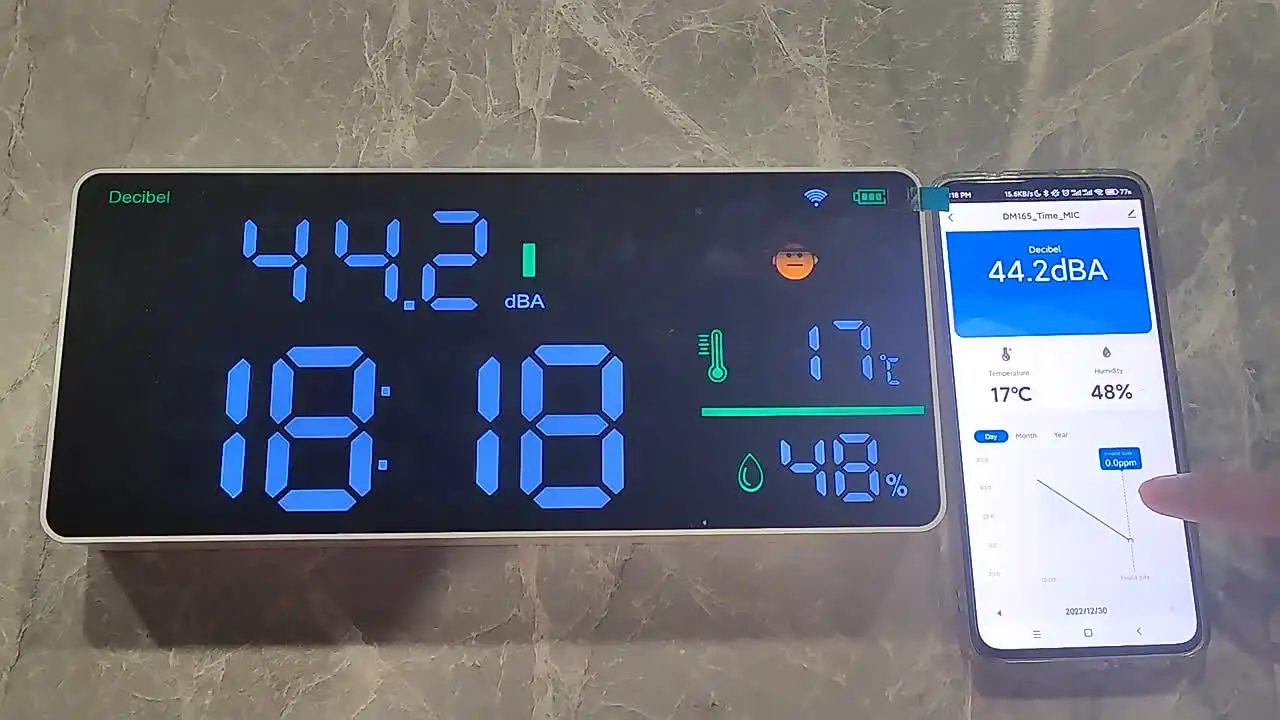 Sonomètre 30 À 130 Dba, Détecteur De Bruit, Affichage Led, Testeur De