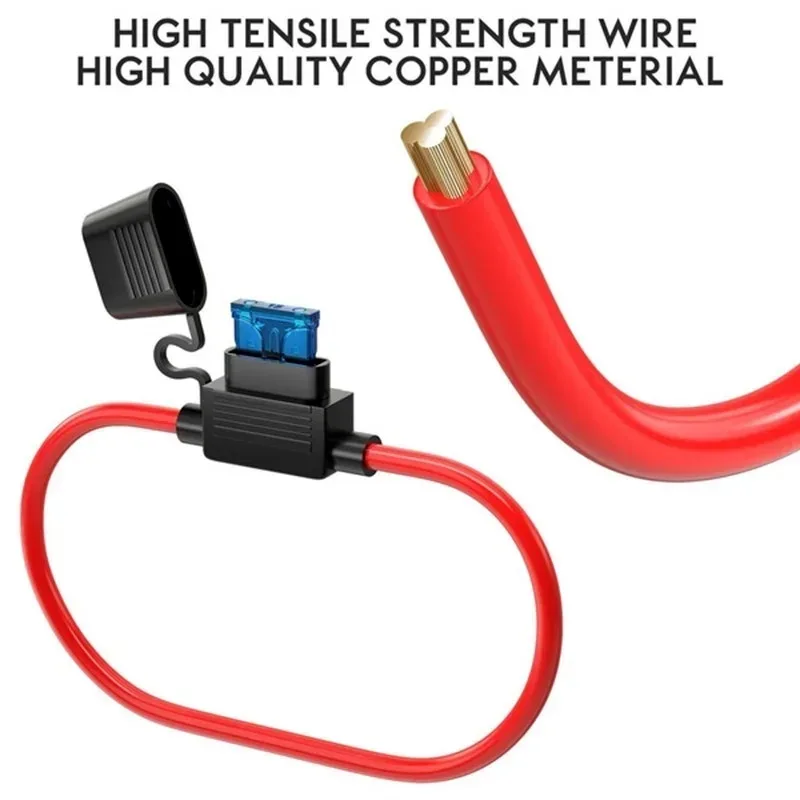 Car Fuse Holder 5/10pcs Small Size Mini Blade Waterproof Sealed Fuse Box Car Socket In Line Cutoff Switch Adapter
