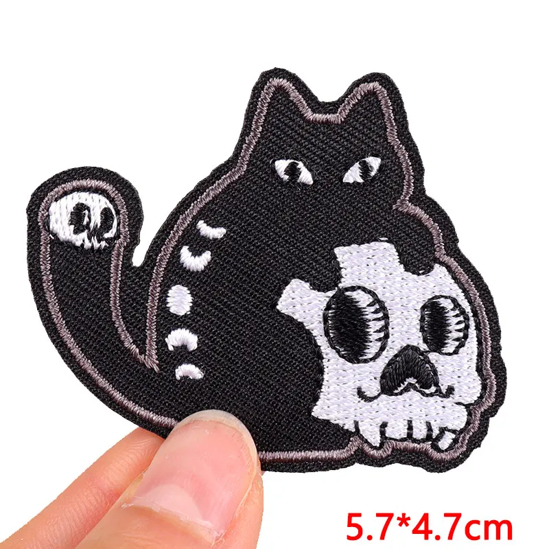 Neue Tier katze Stickerei Patch Tier Patch Eisen auf Patches für Kleidung Jacken nähen Applique Cartoon Patches für Kleidung DIY – Detail 30