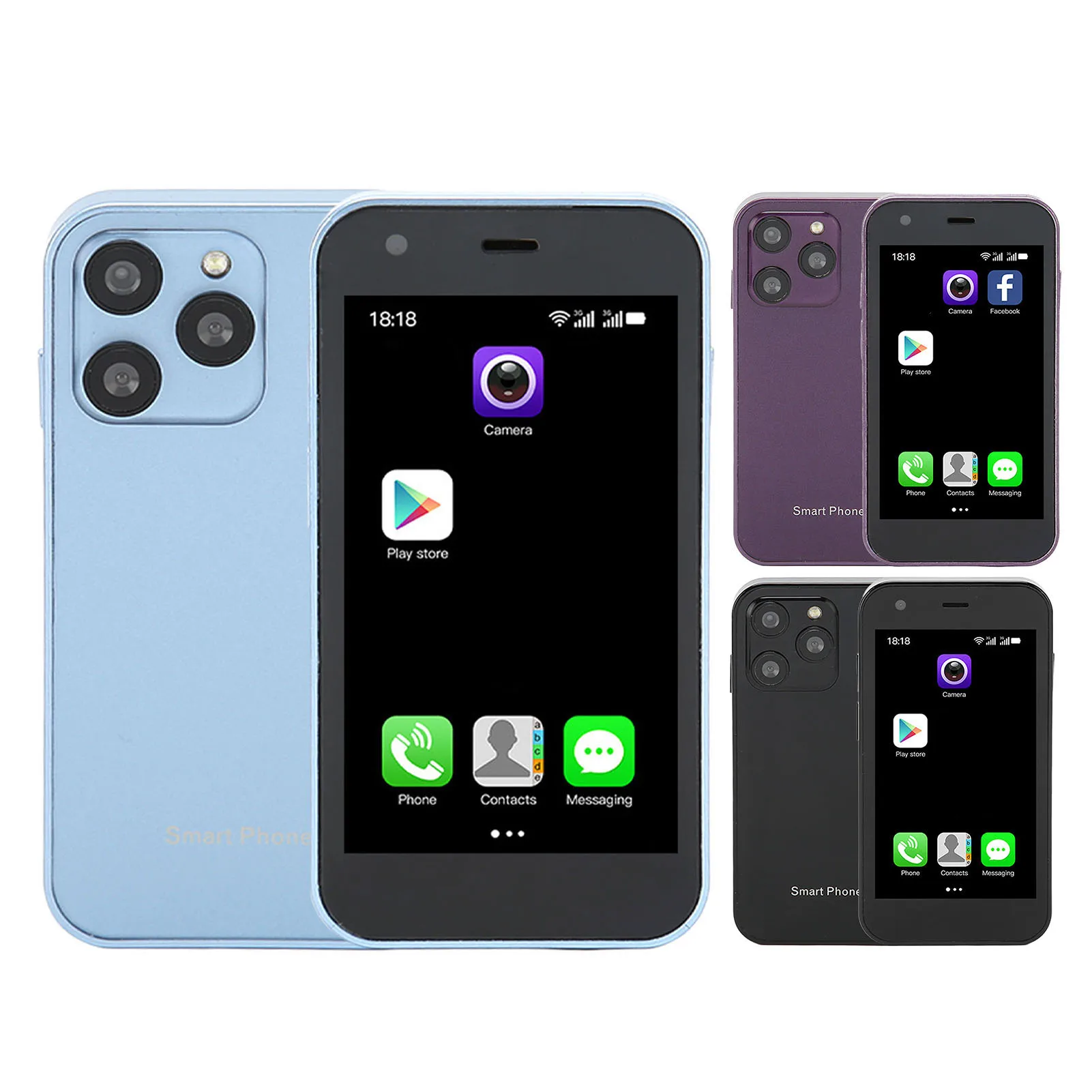 SOYES-XS15-Smart-Cell-Phone-Mini-3G-Smartphone-3in-WiFi-2GB-16GB-3D ...