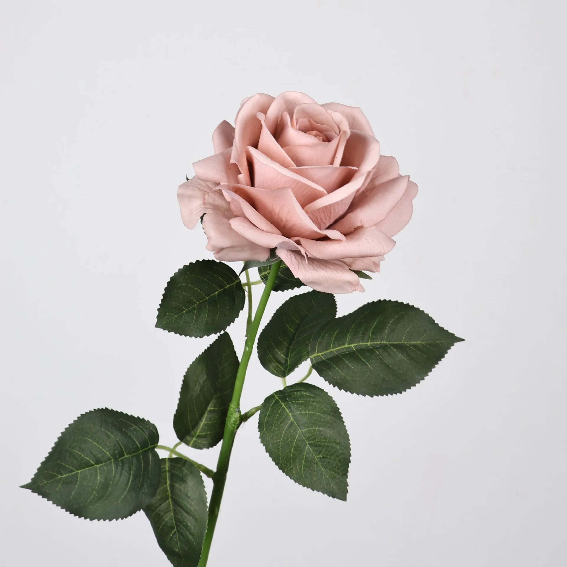 Elegant 26-Inch Real Touch Artificial Rose Floral Arrangement for Home Decor and Photography Props