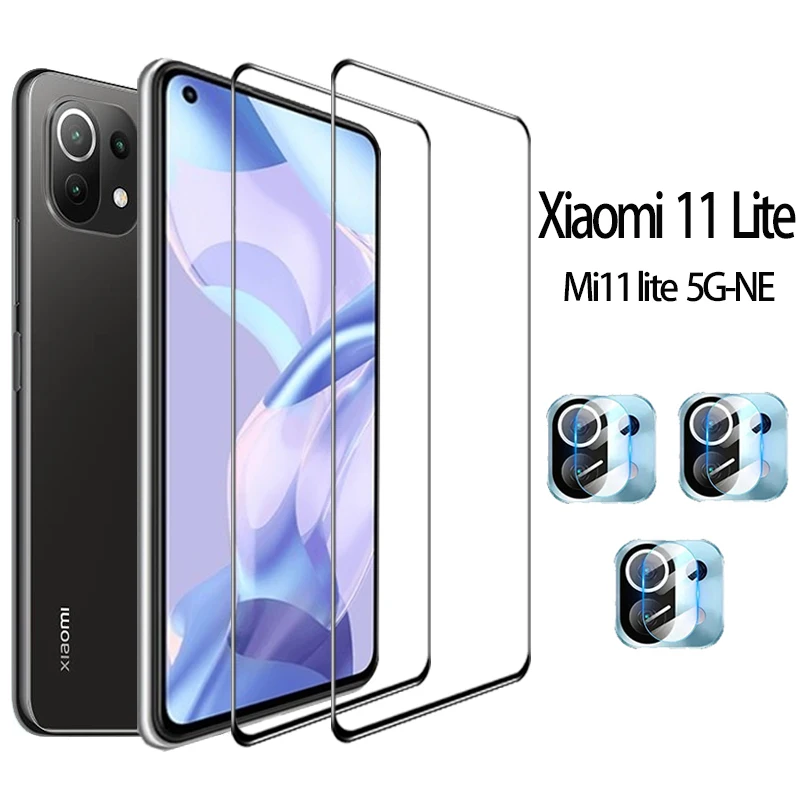 6.55 '' Glass Xiaomi 11 Lite 5G Vetro Temperato Per Mi 11 Lite Screen Protector Xiaomi Mi 11 Lite Vetro Protettivo Xiaomi Mi 11 Lite Protezione Dello 
