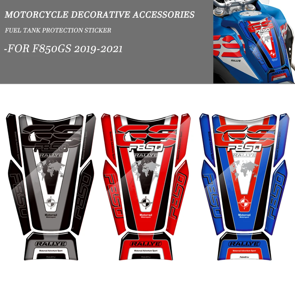 For BMW Motorrad F850 GS Adventure F 850 GS ADV 850GS  2019-2021 3D Motorcycle Gas Tank Pad Sticker Decals Decoration Protective