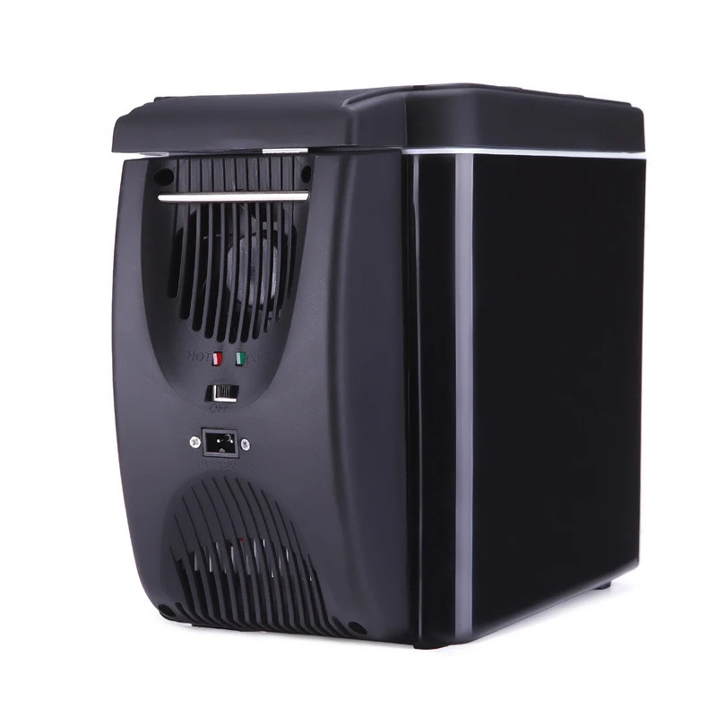 6L 12V 전기 자동차 냉장고 미니 냉동고 자동차 냉동고 쿨러 및 따뜻한 전기 냉장고 휴대용 아이스 박스 여행 냉장고
