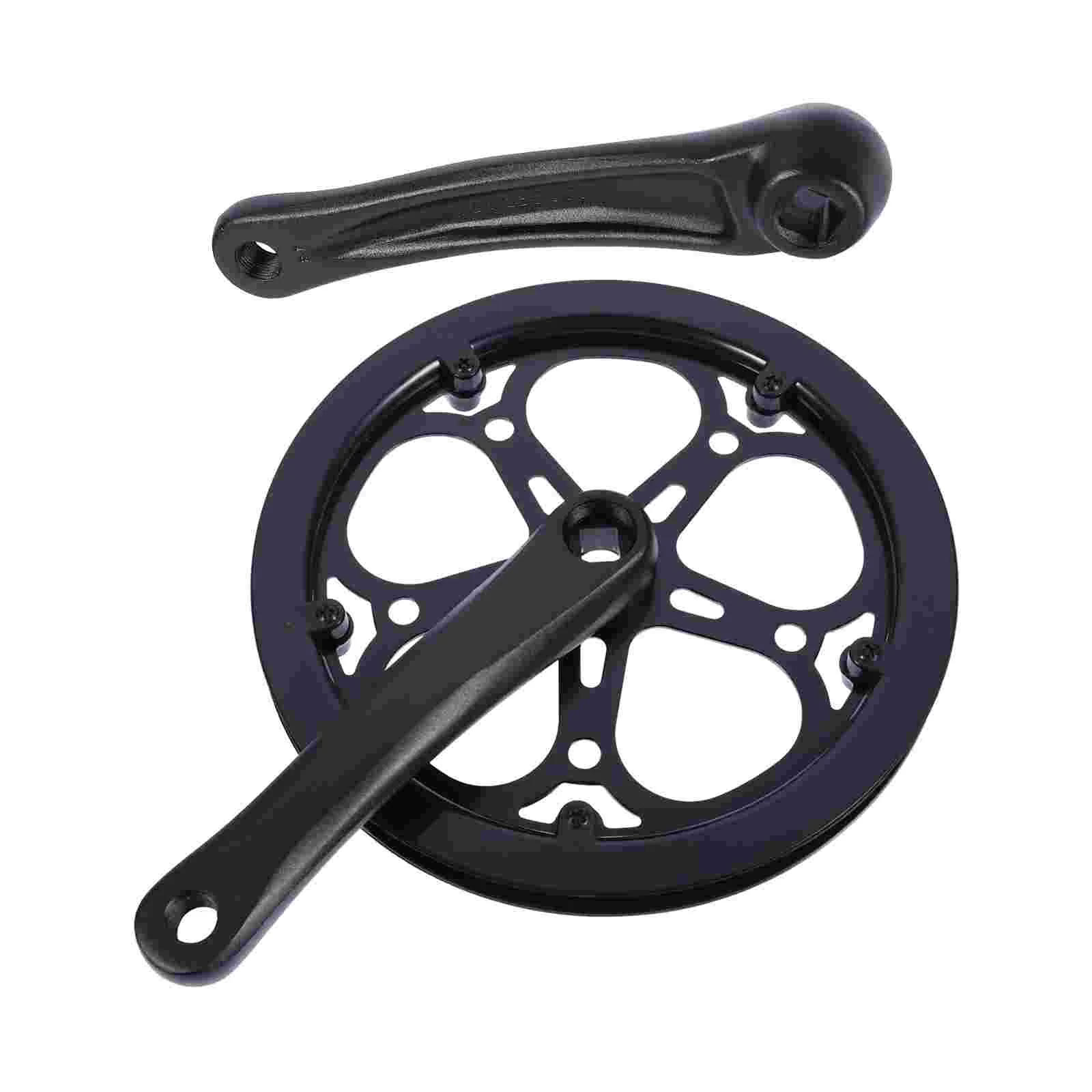 

Bicycle Crankset Electric Bike Single Speeds Mountain Ring with Hand Iron Chain Wheel for
