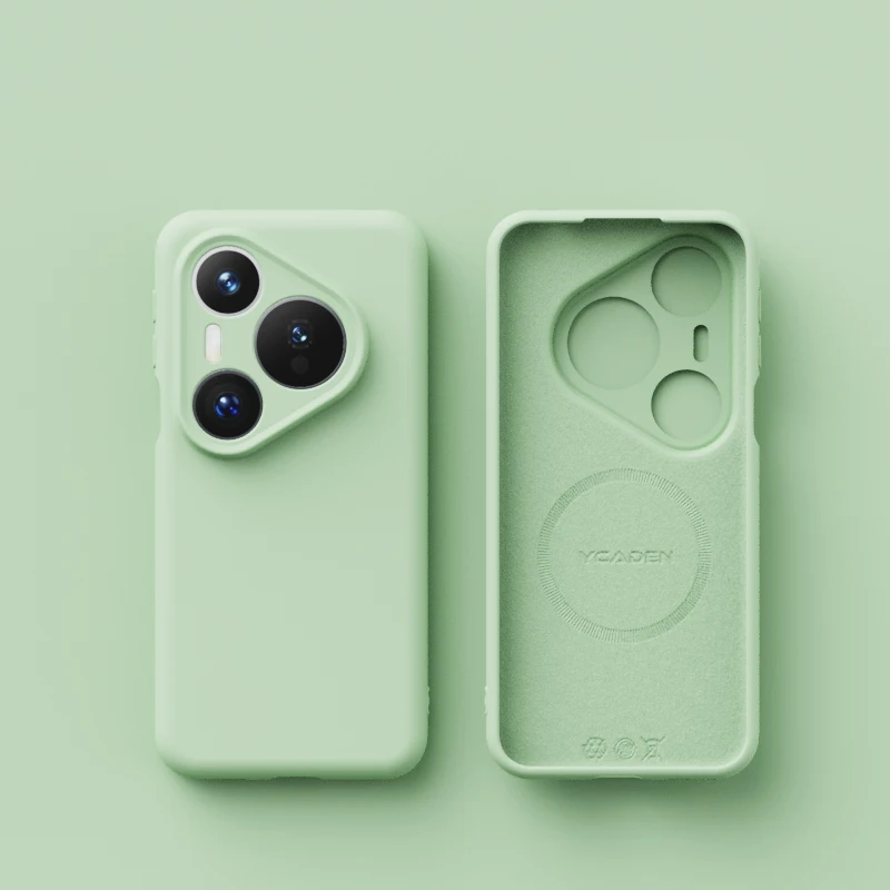 Magnetic Silicone Matte Wireless Charging Case