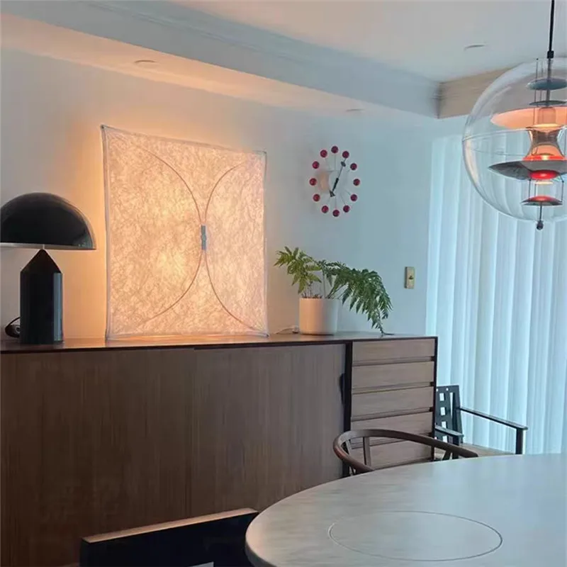 Ariette wall light Medieval Kite Wall Lamp for Bedroom Background Decorative Lamp Living room square silk Wall Lamp 4