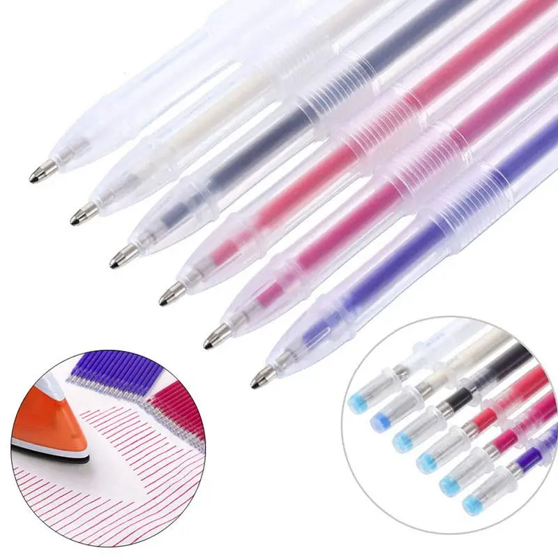 Fabric Markers Sun Resistant Fabric Pens Heat Erasable Magicc Marker Pen  Dressmaking Tailors Chalk For Canvas Bags T Shirts - AliExpress