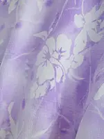 ROSEGAL Plus Size Tie Dye Floral Print Ruffles Lace-Up Dress 2026 Women Summer Dress Light Purple Square Collar Split Vestidos - Image 5