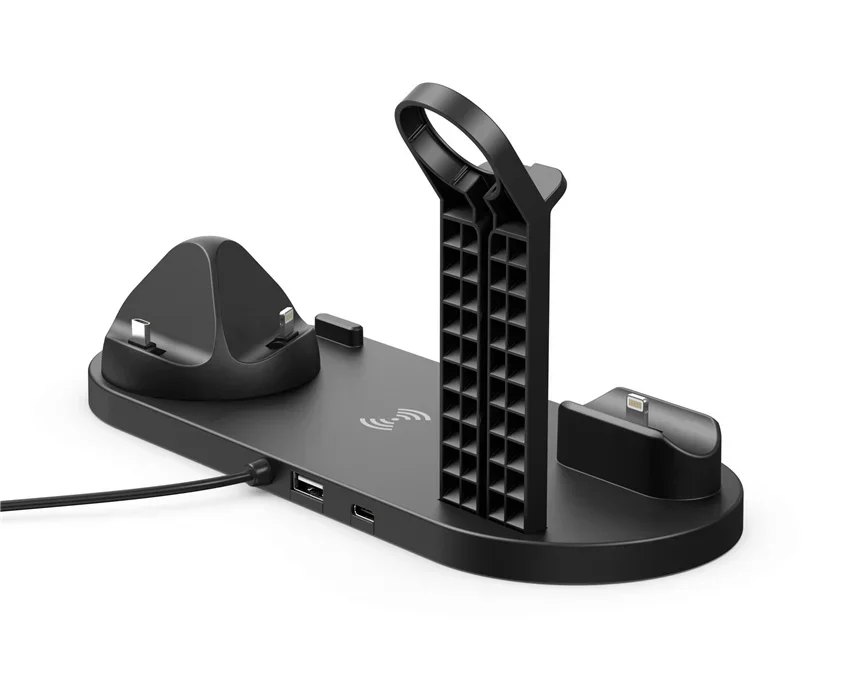 3-in-1 Kabelloses Ladegerät mit Ständer für Samsung iPhone 17 16 15 14 13, Apple Watch und Airpods – Schnelle Ladestation – Detail 13