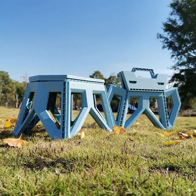 New Thickened Plastic Folding Stool Home Furniture Chair Footrest Train Maza Children's Small Bench Outdoor Portable Fishing
