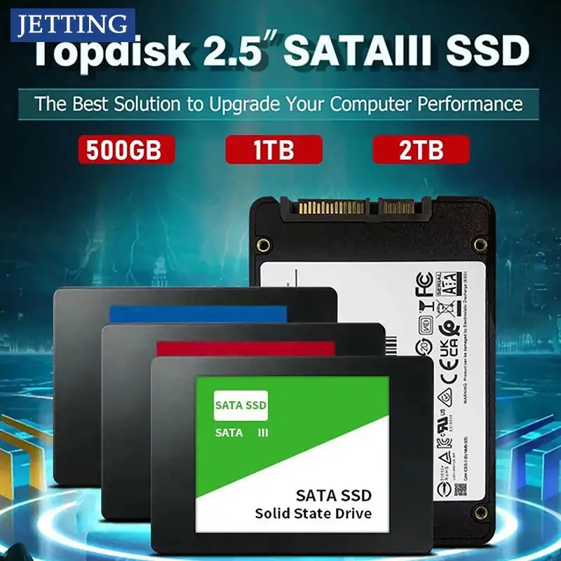 2Tb Ssd Sataiii 2.5 "Ssd Hard Disk Drive 1Tb 500Gb Trasferimento Ad Alta Velocità Unità A Stato Solido Interna Per Pc/Laptop Mac