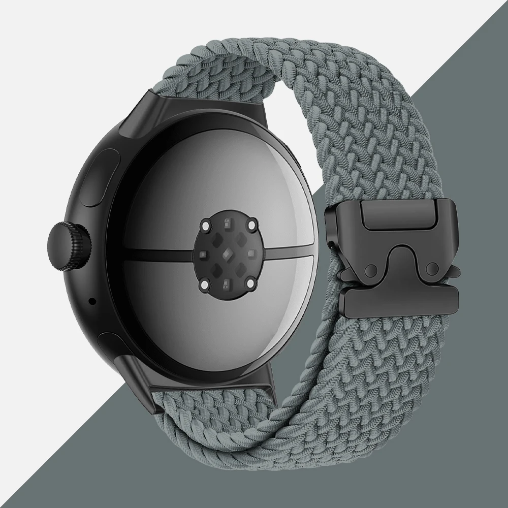 Enhanced Sport Band | Metal Parachute Braided Wrist Bracelet Strap